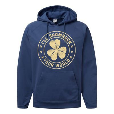 I'll Shamrock Your World Performance Fleece Hoodie