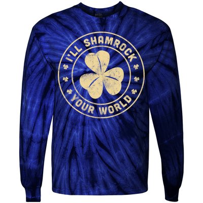 I'll Shamrock Your World Tie-Dye Long Sleeve Shirt