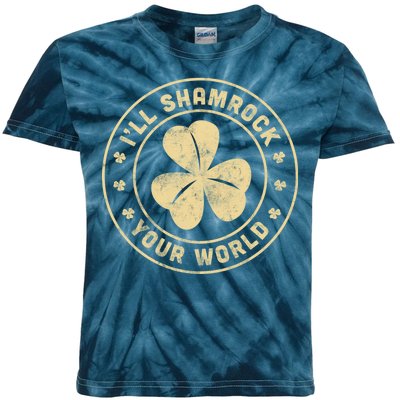 I'll Shamrock Your World Kids Tie-Dye T-Shirt