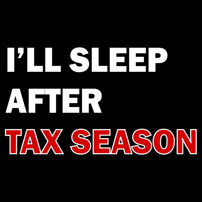 I'll Sleep After Tax Season Impact Tech Backpack