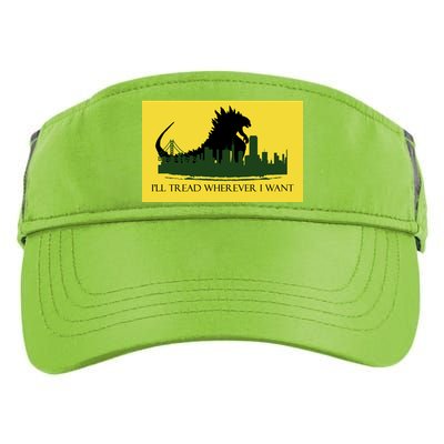 I'll Tread Wherever I Want Adult Drive Performance Visor