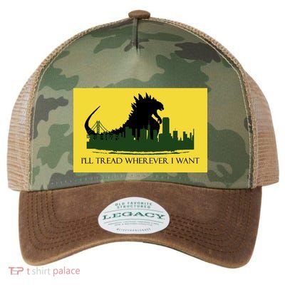 I'll Tread Wherever I Want Legacy Tie Dye Trucker Hat