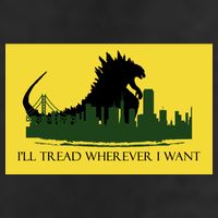 I'll Tread Wherever I Want Garment-Dyed Fleece Hoodie