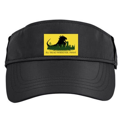I'll Tread Wherever I Want Adult Drive Performance Visor