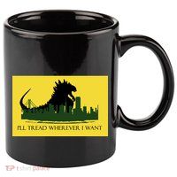 I'll Tread Wherever I Want 11oz C Handle Ceramic Mug