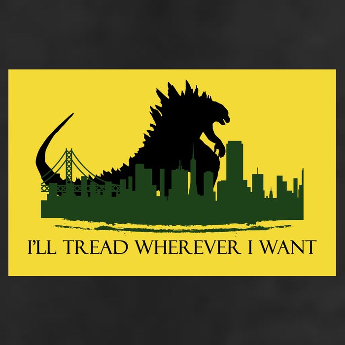 I'll Tread Wherever I Want Crop Fleece Hoodie
