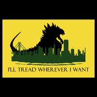I'll Tread Wherever I Want 16oz Travel Tumbler