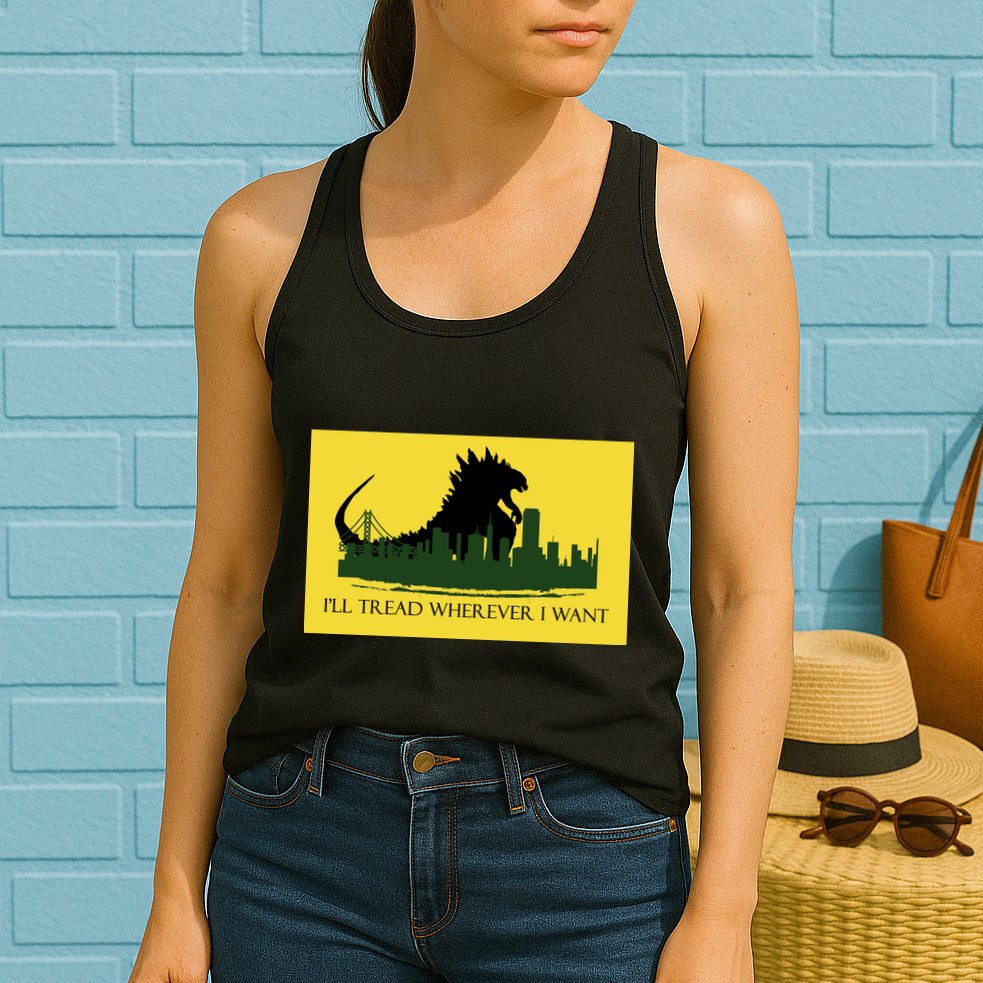 I'll Tread Wherever I Want Womens Tank Top