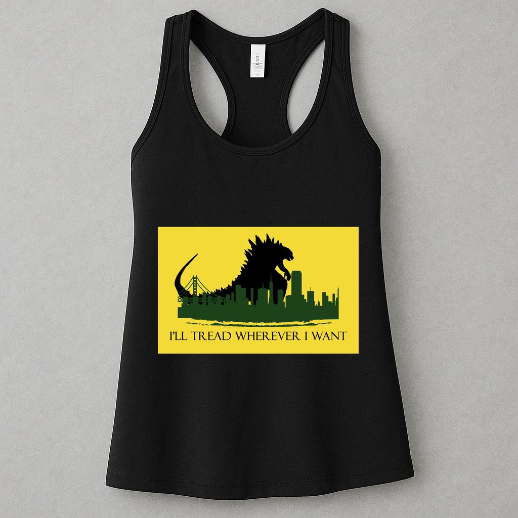 I'll Tread Wherever I Want Womens Tank Top