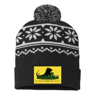 I'll Tread Wherever I Want USA-Made Snowflake Beanie