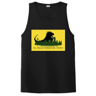 I'll Tread Wherever I Want PosiCharge Competitor Tank