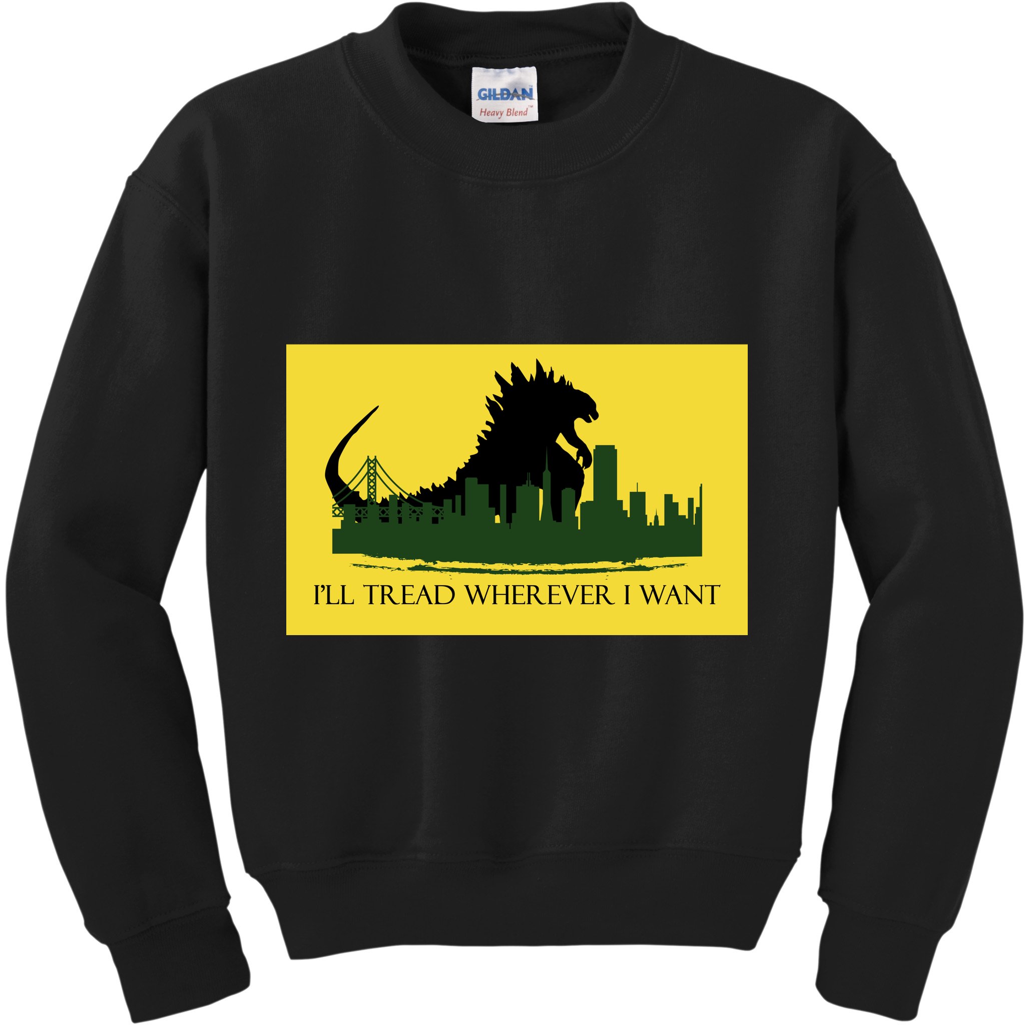 I'll Tread Wherever I Want Kids Sweatshirt