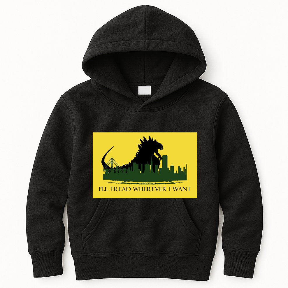 I'll Tread Wherever I Want Kids Hoodie