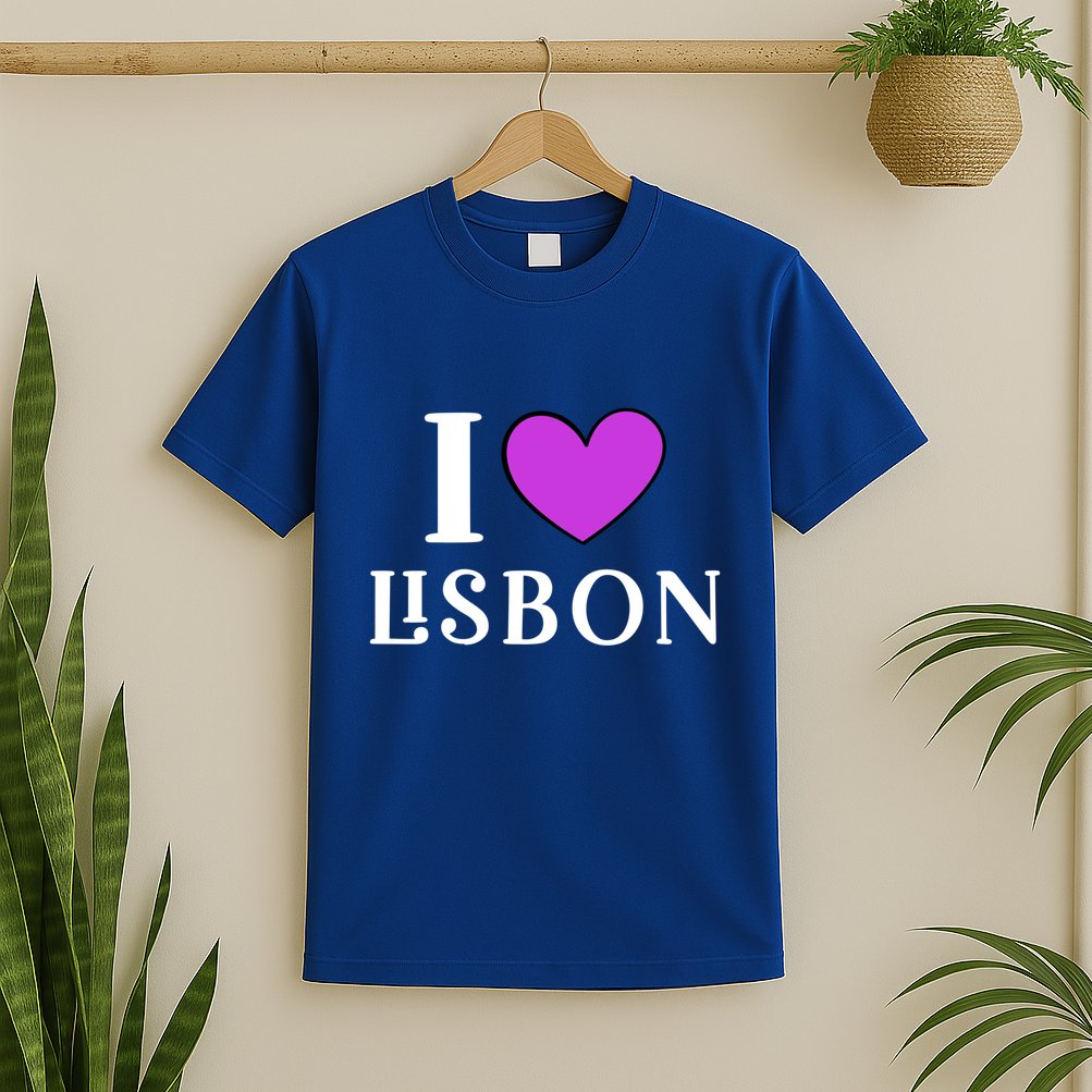 I Love Lisbon Portugal Proud Portugal Citizen Vacation Gift T-Shirt