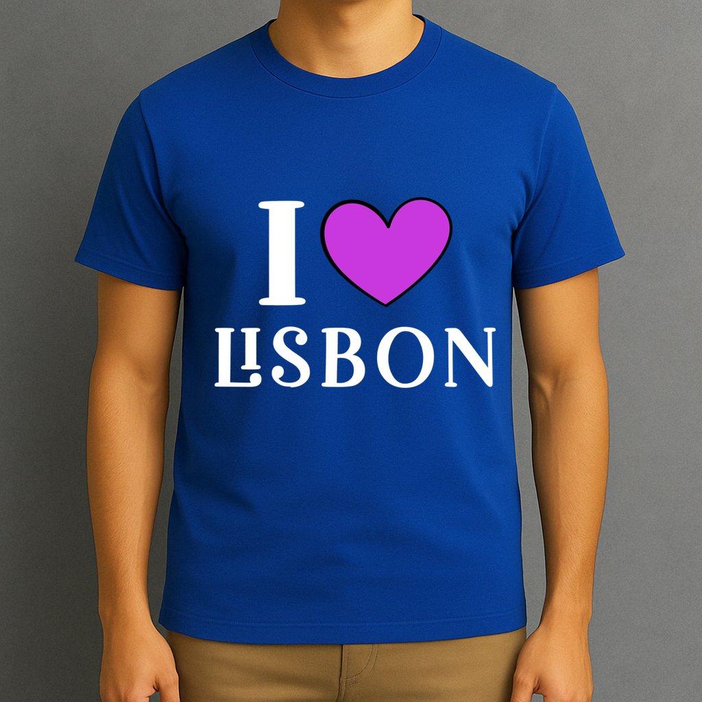 I Love Lisbon Portugal Proud Portugal Citizen Vacation Gift T-Shirt