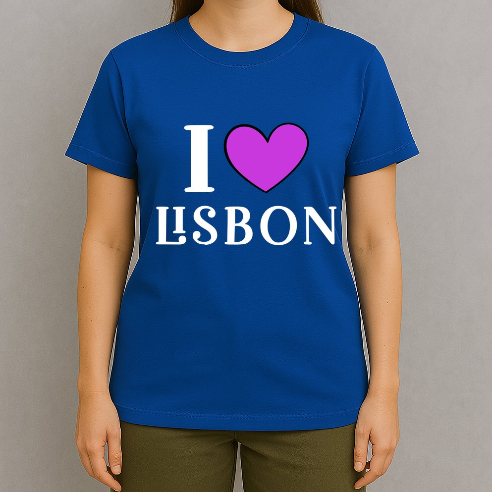 I Love Lisbon Portugal Proud Portugal Citizen Vacation Gift T-Shirt