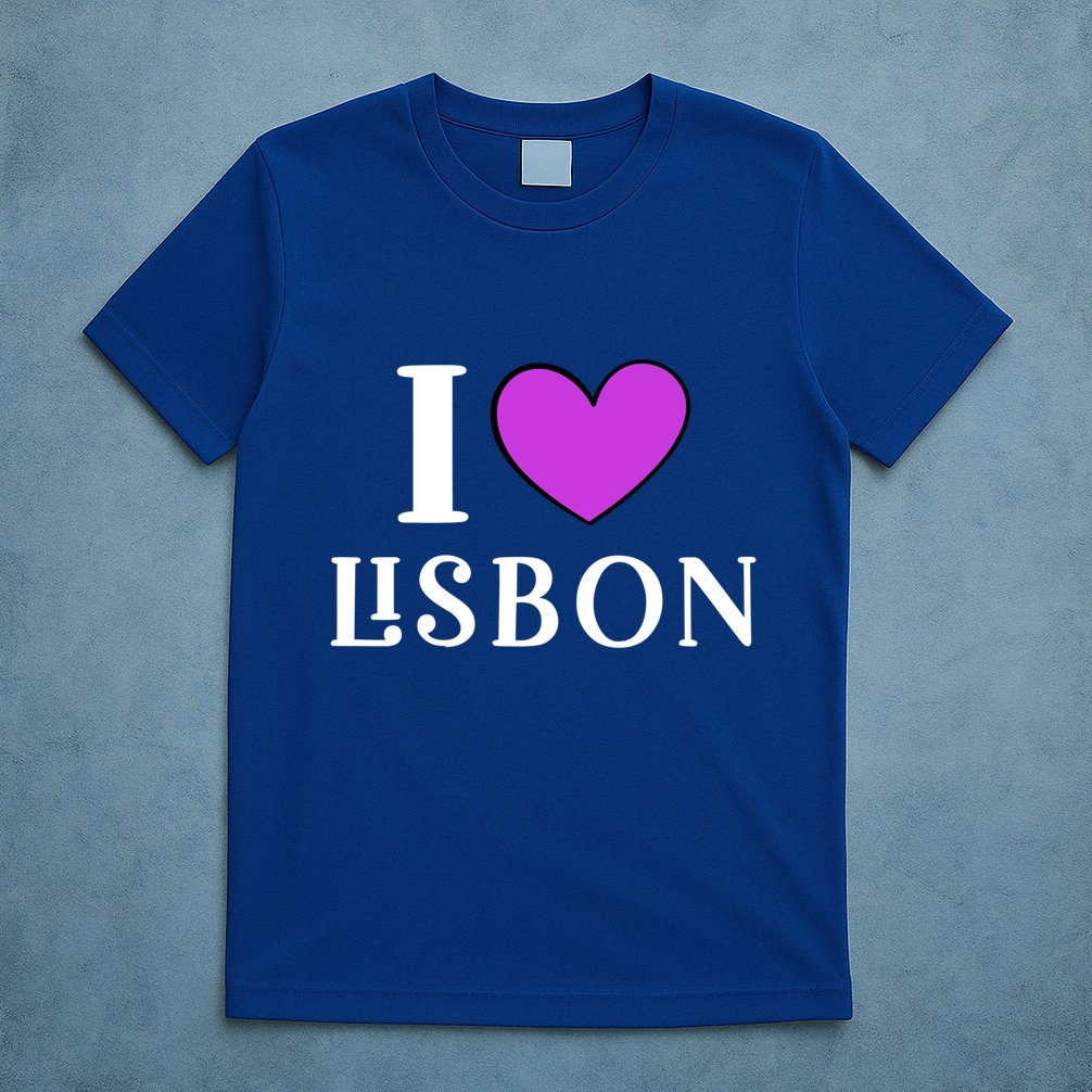 I Love Lisbon Portugal Proud Portugal Citizen Vacation Gift T-Shirt