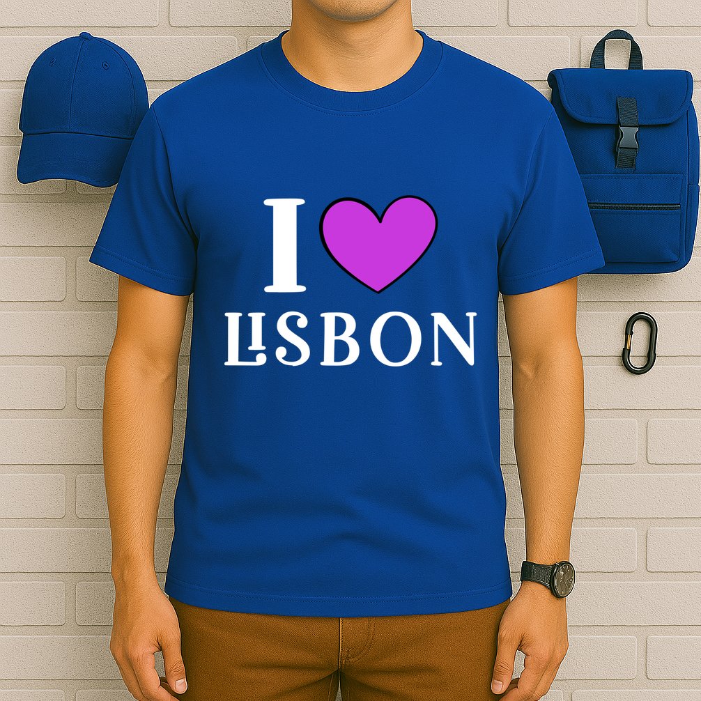 I Love Lisbon Portugal Proud Portugal Citizen Vacation Gift T-Shirt