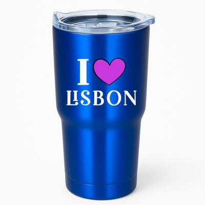 I Love Lisbon Portugal Proud Portugal Citizen Vacation Gift Tumbler