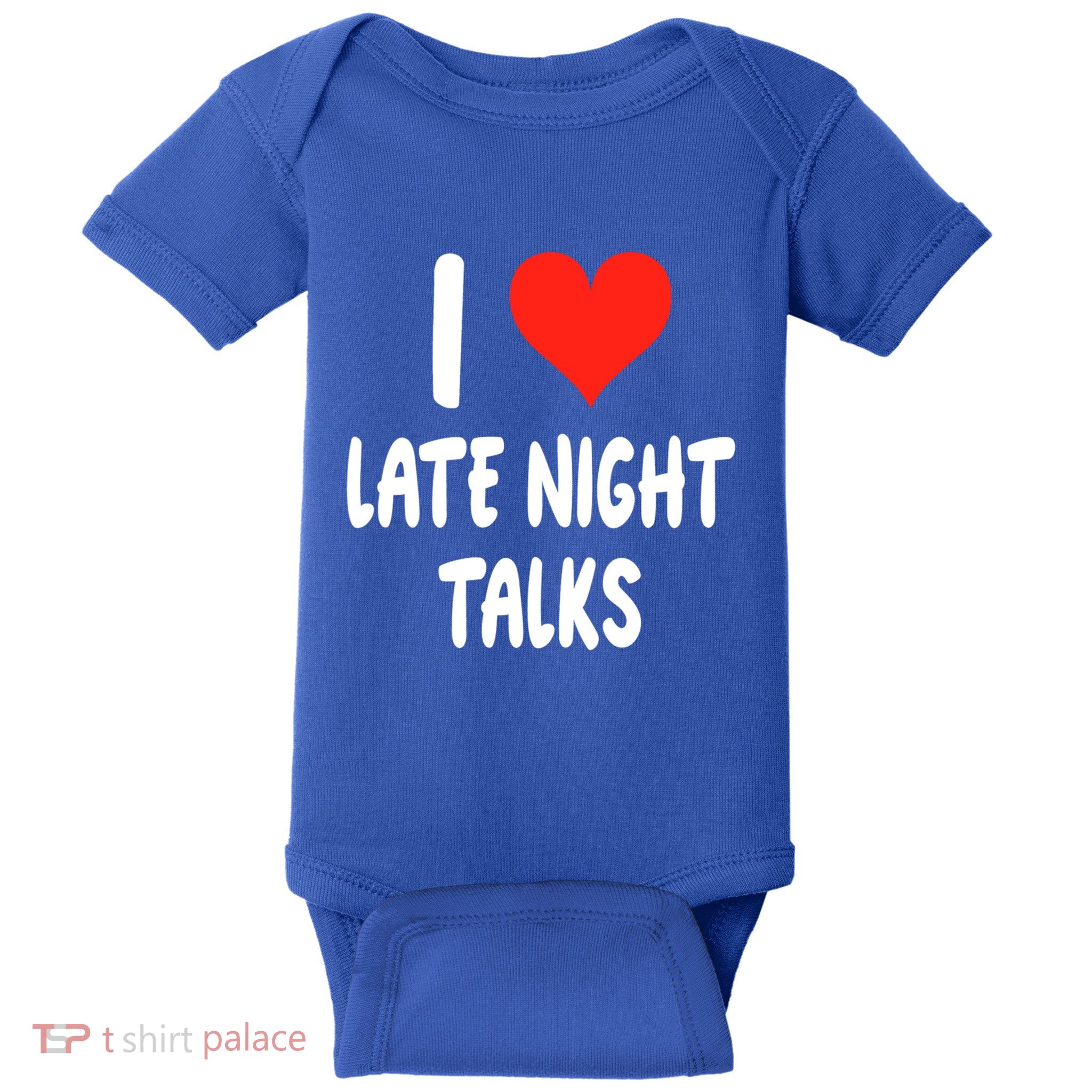 I Love Late Night Talks Heart Friend Friend Couple Gift Baby Bodysuit