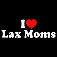 I Love Lax Moms Drawstring Bag