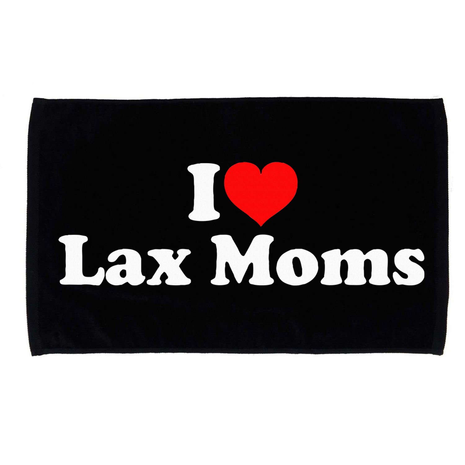 I Love Lax Moms Microfiber Hand Towel