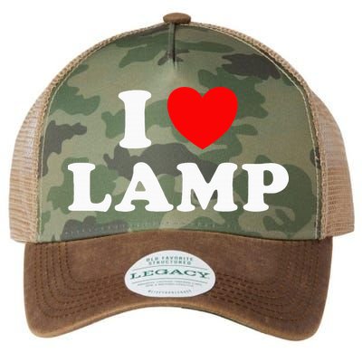 I Love Lamp Funny Light Shade Lampshade Candle Lantern Moth Legacy Tie Dye Trucker Hat