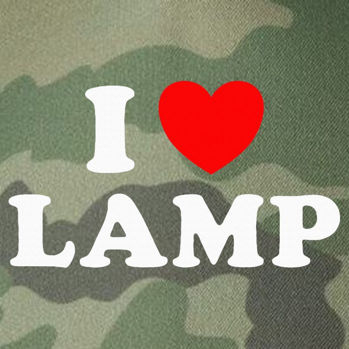 I Love Lamp Funny Light Shade Lampshade Candle Lantern Moth Legacy Tie Dye Trucker Hat