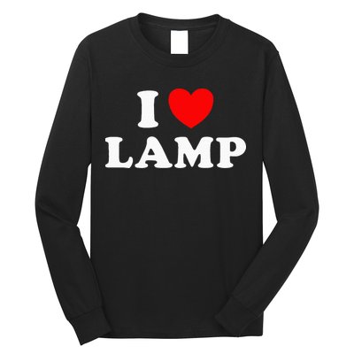 I Love Lamp Funny Light Shade Lampshade Candle Lantern Moth Long Sleeve Shirt