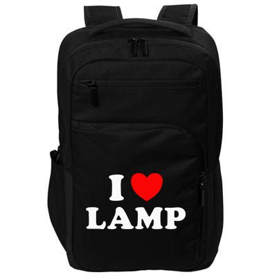 I Love Lamp Funny Light Shade Lampshade Candle Lantern Moth Impact Tech Backpack