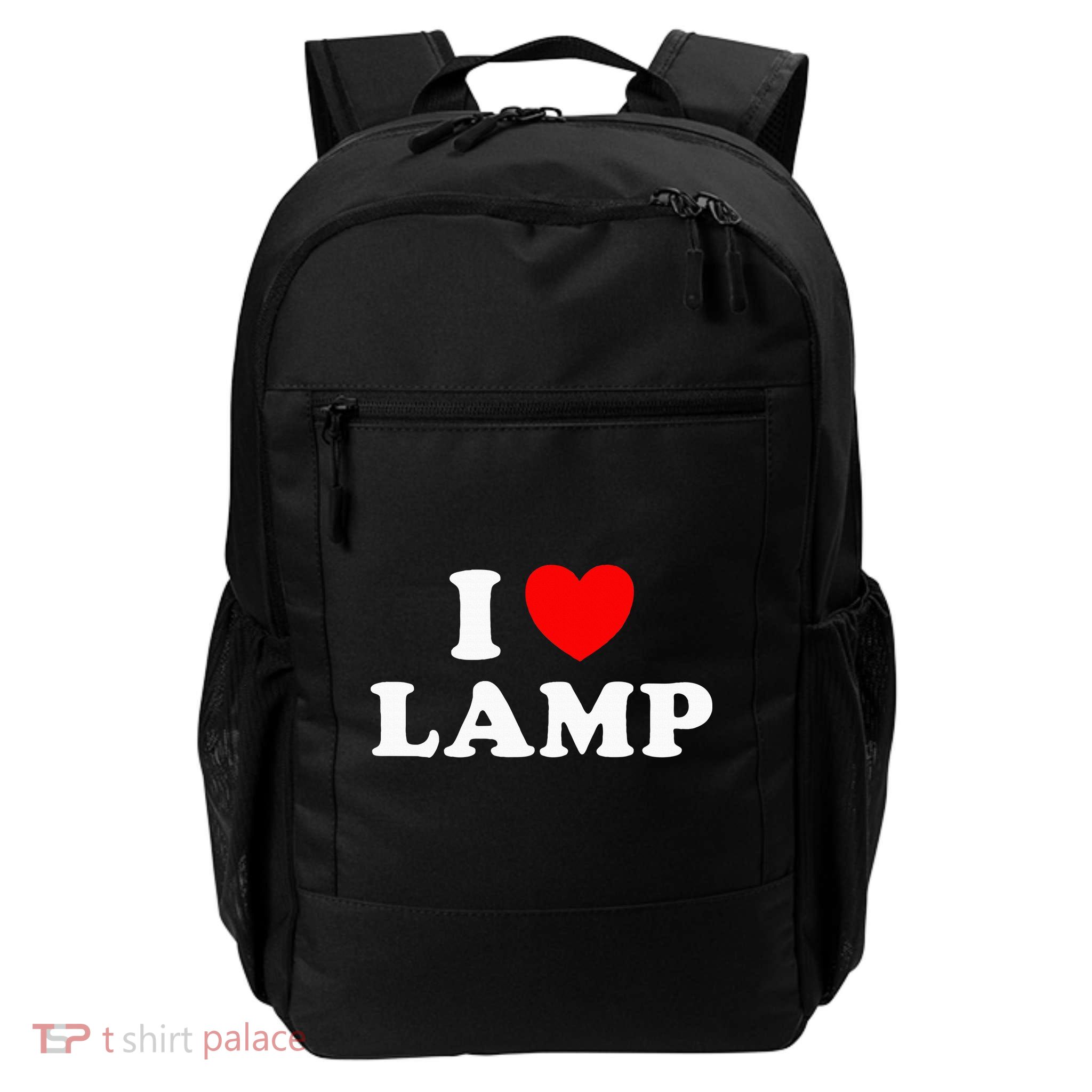 I Love Lamp Funny Light Shade Lampshade Candle Lantern Moth Backpack