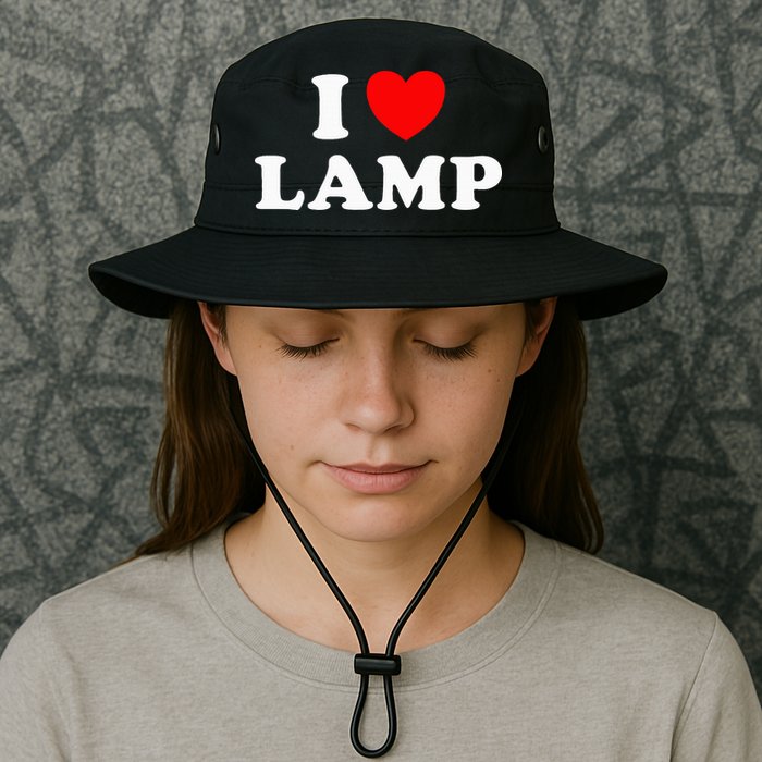 I Love Lamp Funny Light Shade Lampshade Candle Lantern Moth Bucket Hat