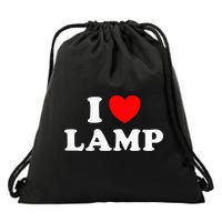 I Love Lamp Funny Light Shade Lampshade Candle Lantern Moth Drawstring Bag