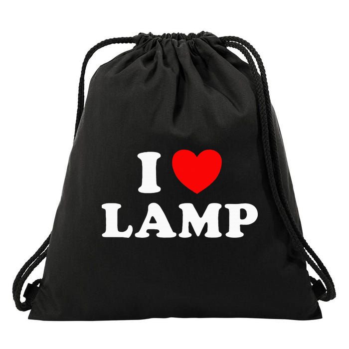 I Love Lamp Funny Light Shade Lampshade Candle Lantern Moth Drawstring Bag