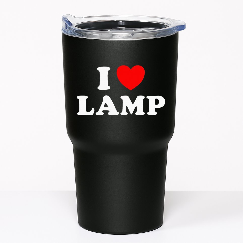 I Love Lamp Funny Light Shade Lampshade Candle Lantern Moth Tumbler
