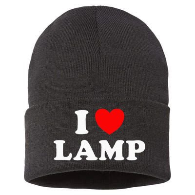 I Love Lamp Funny Light Shade Lampshade Candle Lantern Moth Sustainable Knit Beanie