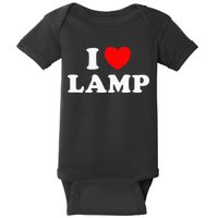 I Love Lamp Funny Light Shade Lampshade Candle Lantern Moth Baby Bodysuit