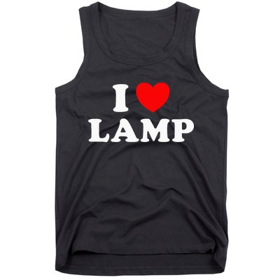 I Love Lamp Funny Light Shade Lampshade Candle Lantern Moth Tank Top