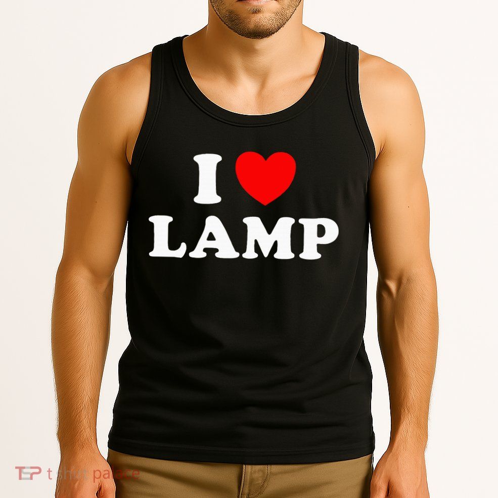 I Love Lamp Funny Light Shade Lampshade Candle Lantern Moth Tank Top