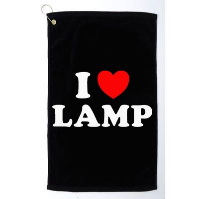 I Love Lamp Funny Light Shade Lampshade Candle Lantern Moth Golf Towel