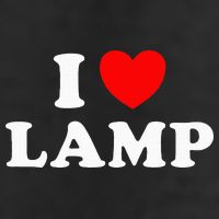 I Love Lamp Funny Light Shade Lampshade Candle Lantern Moth Golf Towel