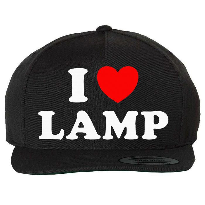 I Love Lamp Funny Light Shade Lampshade Candle Lantern Moth Wool Snapback Cap