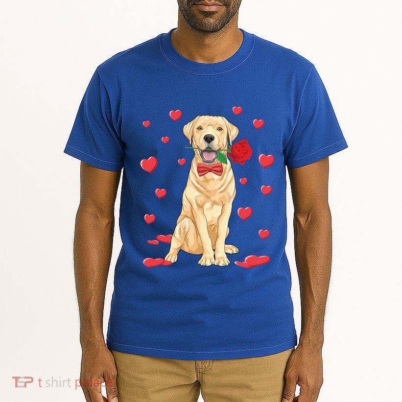 I Love Labrador Retriever Heart Valentine's Day Dog Lover Great Gift Tall T-Shirt