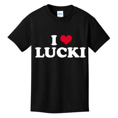 I Love Lucki Kids T-Shirt