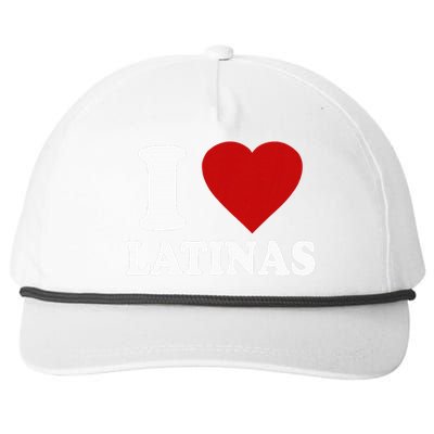 I Love Latinas I Love Latinas Funny Love Latinas Snapback Five-Panel Rope Hat