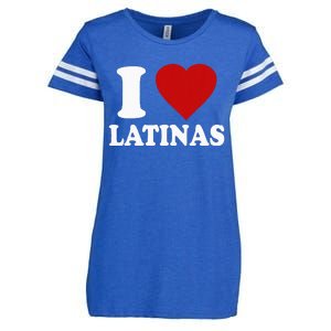 I Love Latinas I Love Latinas Funny Love Latinas Enza Ladies Jersey Football T-Shirt