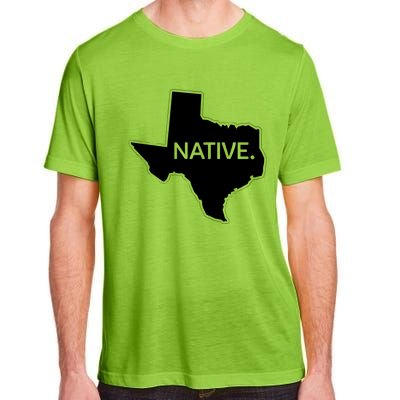 I Love Lone Star State Texas Native Adult ChromaSoft Performance T-Shirt