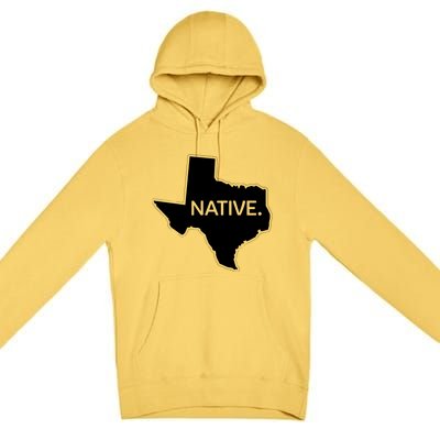 I Love Lone Star State Texas Native Premium Pullover Hoodie