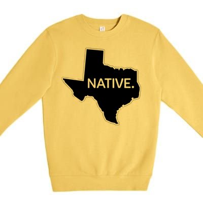 I Love Lone Star State Texas Native Premium Crewneck Sweatshirt