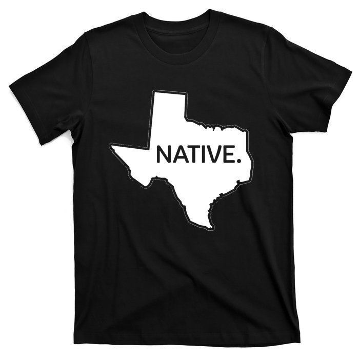 I Love Lone Star State Texas Native T-Shirt